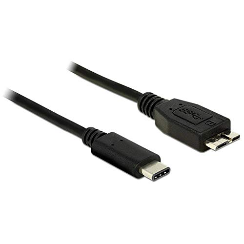 Delock Kabel USB 3.1 Gen 2 USB Type-C Stecker > USB Micro-B Stecker 1, 0 m Schwarz, 83677 von DeLOCK
