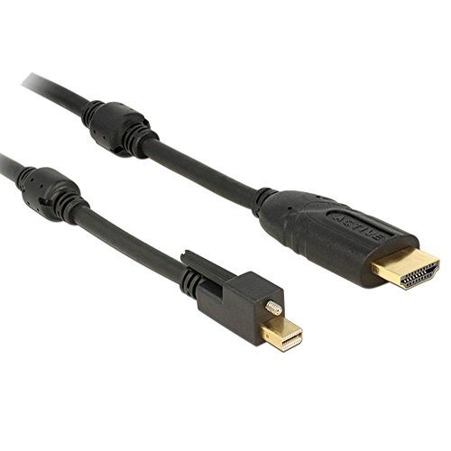 Delock Kabel mini Displayport 1.2 Stecker mit Schraube > von DeLOCK