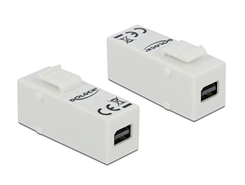 Delock Keystone Modul mini DisplayPort Buchse > mini DisplayPort Buchse von DeLOCK