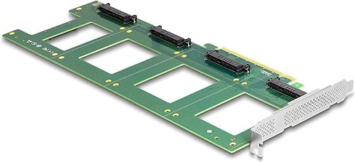 DELOCK PCI Express 4.0 X16 Karte A 4 X INTERN U.2 NVME SFF-8639 - Bifurcation von DeLOCK