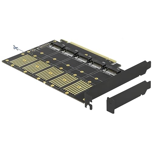 Delock PCI Express x16 Karte zu 5 x intern M.2 Key B/SATA von DeLOCK