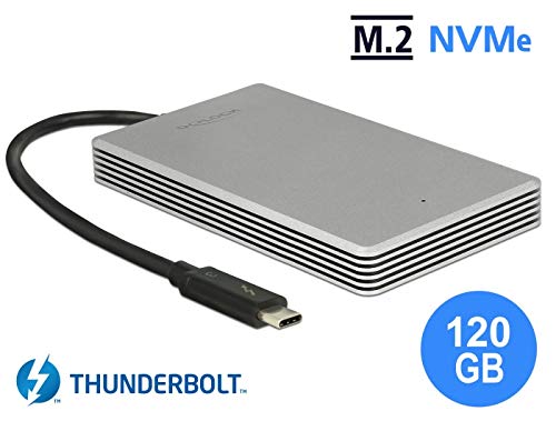 Delock Thunderbolt 3 Externe Portable 120 GB SSD M.2 PCIe NVMe Delock Thunderbolt 3 Externe Portable 120 GB SSD M.2 PCIe NVMe von DeLOCK