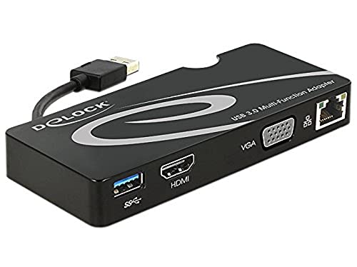 Delock USB 3.0 Multifunktionsadapter zu HDMI / VGA + Gigabit LAN + USB 3.0 Delock USB 3.0 Multifunktionsadapter zu HDMI / VGA + Gigabit LAN + USB 3.0 von DeLOCK