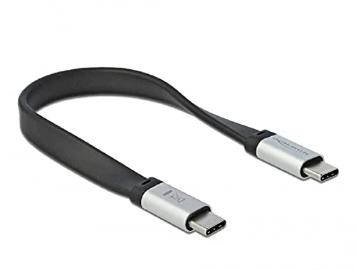 Delock USB 3.2 Gen 2 FPC Flachbandkabel USB Type-C zu USB Type-C 22 cm PD 3 A E-Marker Delock USB 3.2 Gen 2 FPC Flachbandkabel USB Type-C zu USB Type-C 22 cm PD 3 A E-Marker von DeLOCK
