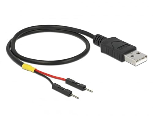 Delock USB Stromkabel Typ-A auf 2 x Pfostenstecker einzeln Strom 30 cm von DeLOCK