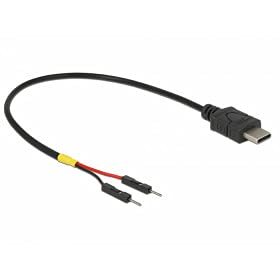 Delock USB Stromkabel Typ-C auf 2 x Pfostenstecker einzeln Strom 20 cm Delock USB Stromkabel Typ-C auf 2 x Pfostenstecker einzeln Strom 20 cm von DeLOCK