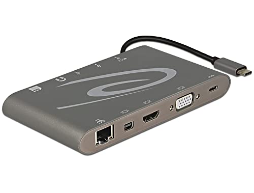 Delock USB Type-C 3.1 Dockingstation 4K 30 Hz dunkelgrau Delock USB Type-C 3.1 Dockingstation 4K 30 Hz dunkelgrau von DeLOCK