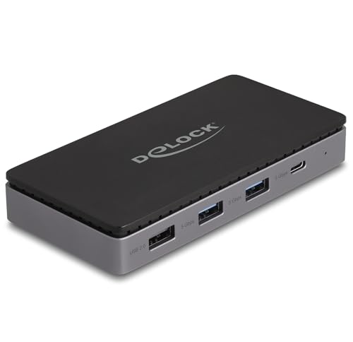 Delock USB Type-C Dockingstation 4K Dual HDMI MST Gibabit LAN PD 3.0 85 Delock USB Type-C Dockingstation 4K Dual HDMI MST Gibabit LAN PD 3.0 85 von DeLOCK