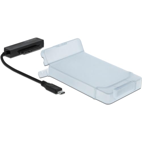 Delock USB Type-C zu SATA Konverter mit 2.5″ Schutzhülle Delock USB Type-C zu SATA Konverter mit 2.5″ Schutzhülle von DeLOCK