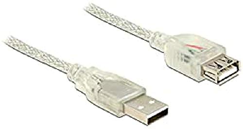 Delock Verlängerungskabel USB 2.0 Typ-A Stecker > USB 2.0 Typ-A Buchse 2 m transparent Delock Verlängerungskabel USB 2.0 Typ-A Stecker > USB 2.0 Typ-A Buchse 2 m transparent von DeLOCK