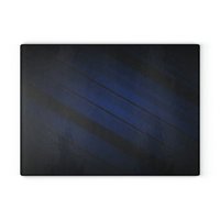 Navy Glas Schneidebrett - Küchendekor Dunkelblaue Drucke Einweihungsgeschenk Muttertagsgeschenk Valentinstagsgeschenk von DeLarus