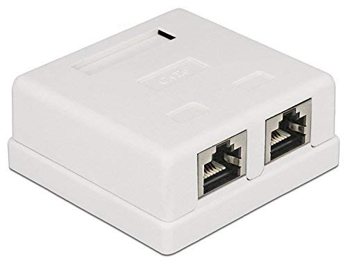 10x DELOCK Netzwerk Dose 2xRJ45 LSA werkzeugfrei Cat.6 10x DELOCK Netzwerk Dose 2xRJ45 LSA werkzeugfrei Cat.6 von DeLOCK