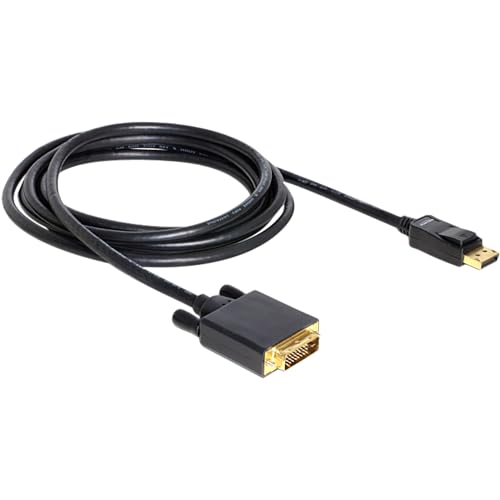 Delock Kabel DisplayPort 1.1 Stecker > DVI 24+1 Stecker Passiv 3 m schwarz Delock Kabel DisplayPort 1.1 Stecker > DVI 24+1 Stecker Passiv 3 m schwarz von DeLOCK