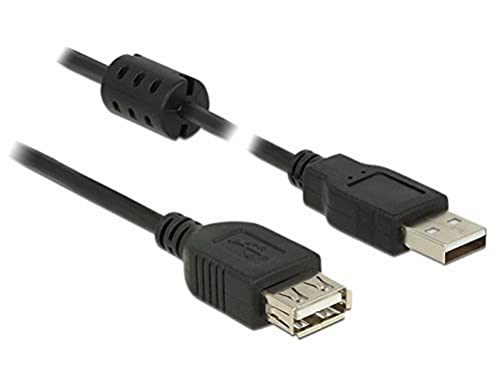 DeLock Verlängerungskabel USB 2.0 Typ-A Stecker > USB 2.0 Typ-A Buchse 1, 0 m Schwarz von DeLOCK