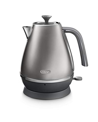 De'Longhi Distinta Flair Wasserkocher KBI2001.S | 1,7 L | Herausnehmbarer Kalkfilter | Finesse Silver von De'Longhi