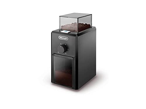 De'Longhi KG79 KG 79 Professionelle Kaffeemühle für bis zu 12 Tassen, Kunststoffgehäuse, schwarz von De'Longhi