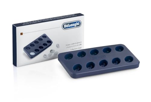 De'Longhi Ice Tray DLSC053 Eiswürfelform Form von Kaffeebohnen ideal für Eiskaffee 10 Bohnen Tablett Silikon von De'Longhi