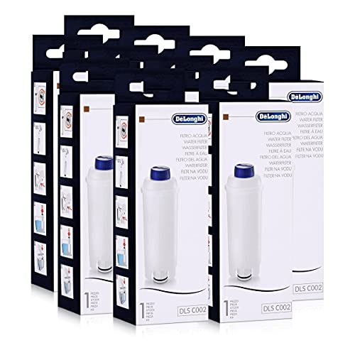 10x DeLonghi DLS C002 Wasserfilter für ESAM, ECAM, BCO EC Kaffeevollautomaten von De'Longhi