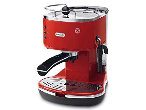 De'Longhi ECO 311.R Icona Vintage Kaffeemaschine, rot von De'Longhi