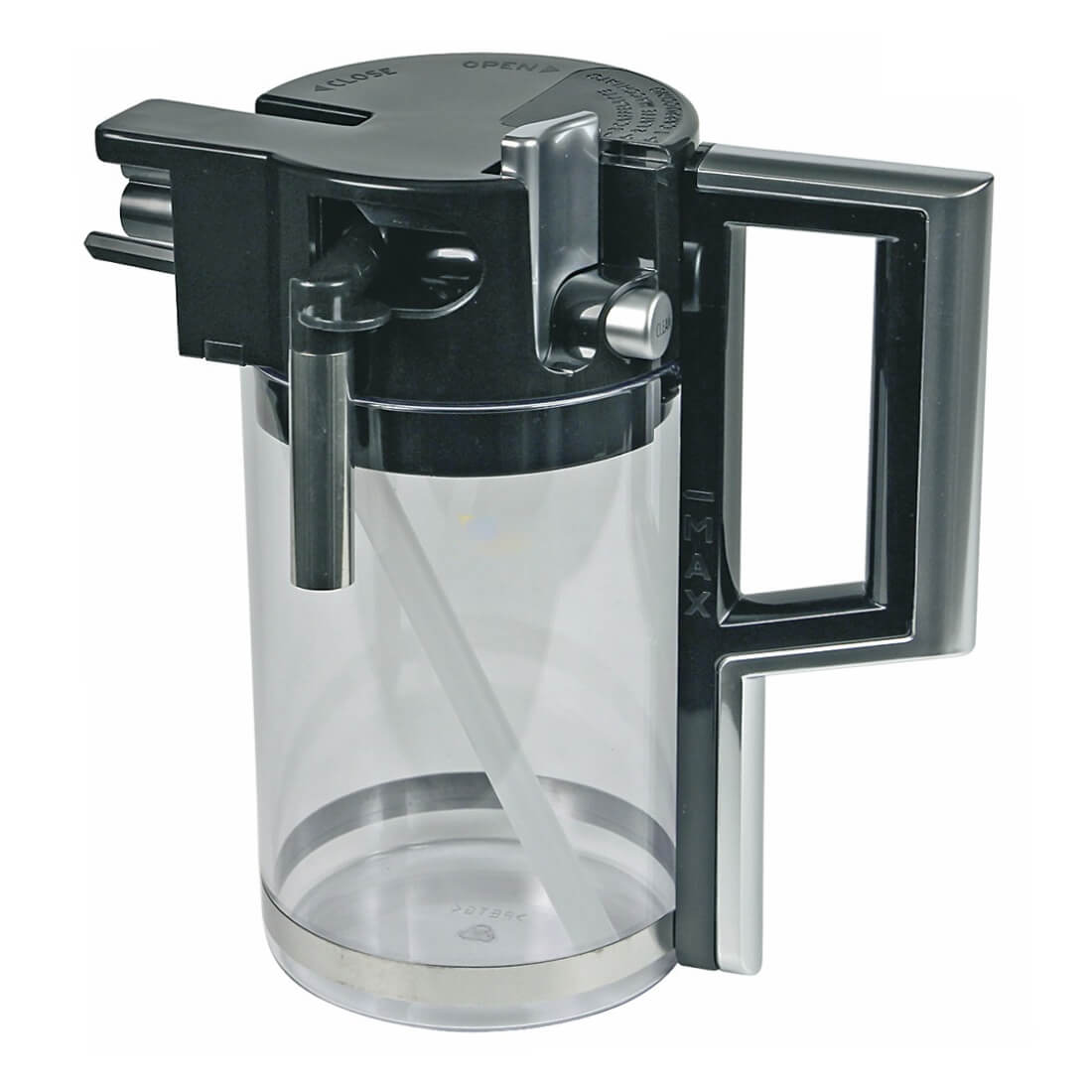 Milchbehälter DeLonghi 5513294531 DLSC007 mit Deckel Aufschäumer Rohr für Kaffeemaschine (EA-5513294531) von DeLonghi