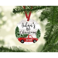 Weihnachten Ornament Erste Weihnachten, Baby Ornament, Personalisierte Ornamente Familie Weihnachten Ornament Erste Weihnachten, Baby Ornament, Personalisierte Ornamente Familie von DeMarieDesigns