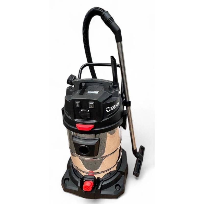 DeTec. Industriesauger 2400W Nass- Trockensauger 65L Schmutzbehälter Industriestaubsauger Gewerbestaubsauger Nasssauger mit Steckdose von DeTec.