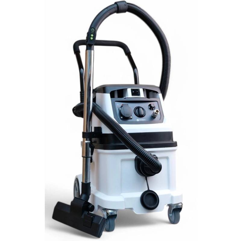 DeTec. Industriesauger Klopfunktion Fernbedienung Bausauger 1600W Nasssauger 40L Tank 230V Druckluftanschl Steckdose Industriestaubsauger Autostart von DeTec.