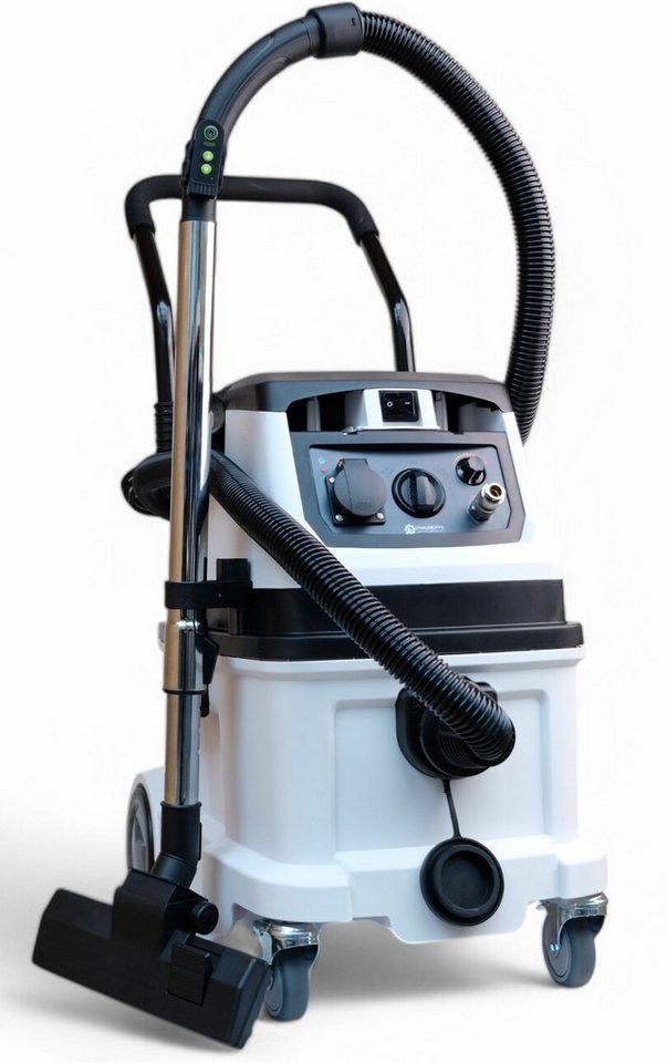 DeTec. Industriesauger mit Klopffunktion und Fernbedienung 1600W 40L Tank 230V, 1600 W, mit Beutel, inkl. Druckluftanschluss und Autostart Funktion von DeTec.