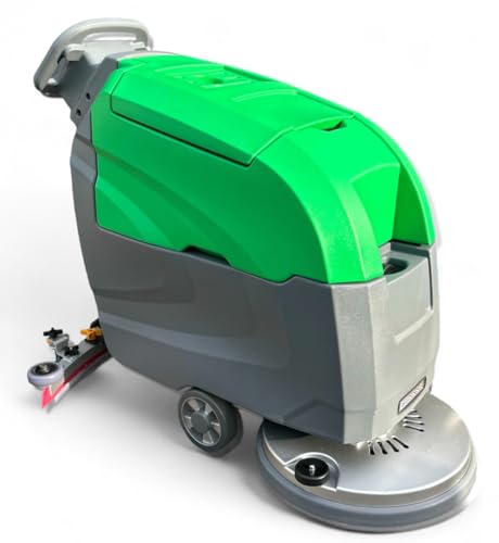 DeTec. Scheuersaugmaschine Akku Bodenreiniger 24V 100AH DT-580SM Saugwischer Bodenreinigungsmaschine Hartbodenreiniger von DeTec.