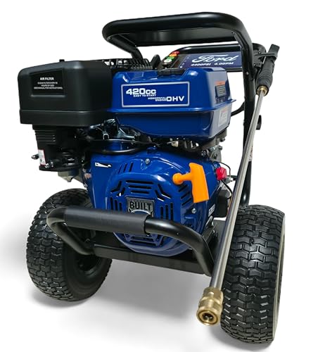 Ford Benzin-Hochdruckreiniger 13PS | Flächenreiniger 420cm³ mit 303 bar | Annovi reverberi RSV-4G40 Triplex Keramik Hochdruckpumpe | Steinreiniger Industriereiniger Ford Benzin-Hochdruckreiniger 13PS | Flächenreiniger 420cm³ mit 303 bar | Annovi reverberi RSV-4G40 Triplex Keramik Hochdruckpumpe | Steinreiniger Industriereiniger von DeTec.
