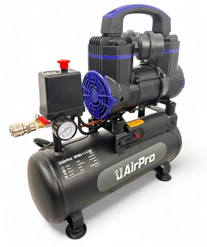 Ölfreier Luftkompressor 8L – Geräuscharmer Kompressor 1,2 PS Wartungsfrei & Kompakt 900W Kompressor Druckluftkompressor 8 Bar Ölfrei Kompressor Ölfreier Luftkompressor 8L – Geräuscharmer Kompressor 1,2 PS Wartungsfrei & Kompakt 900W Kompressor Druckluftkompressor 8 Bar Ölfrei Kompressor von DeTec.