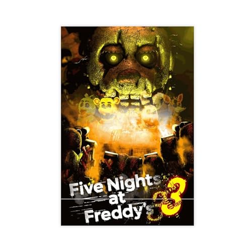 Five Nights at Freddy's Poster 14 Leinwand Poster Wandkunst Dekor Druck Bild Gemälde für Wohnzimmer Schlafzimmer Dekoration ungerahmt 20 x 30 cm von DeUyo