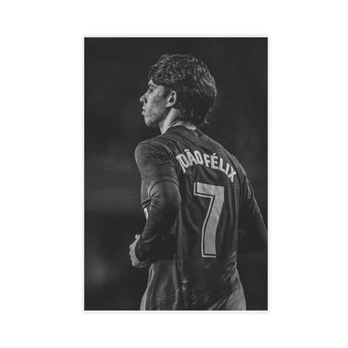 Joao Felix Fußballspieler-Poster, Leinwand, Poster, Schlafzimmer, Dekoration, Sport, Landschaft, Büro, Raumdekoration, Geschenk, ungerahmt, 30 x 45 cm Joao Felix Fußballspieler-Poster, Leinwand, Poster, Schlafzimmer, Dekoration, Sport, Landschaft, Büro, Raumdekoration, Geschenk, ungerahmt, 30 x 45 cm von DeUyo