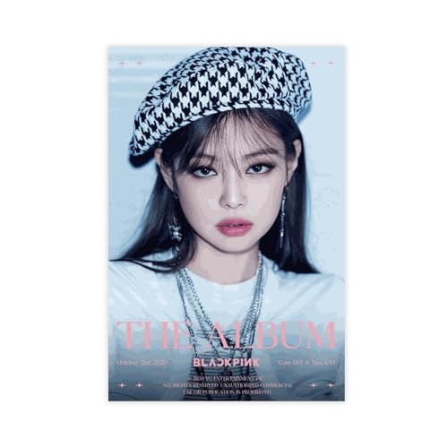 Kpop Blackpink Poster Jennie Poster Leinwand Poster Schlafzimmer Dekor Sport Landschaft Büro Zimmer Dekor Geschenk ungerahmt 30 x 45 cm von DeUyo