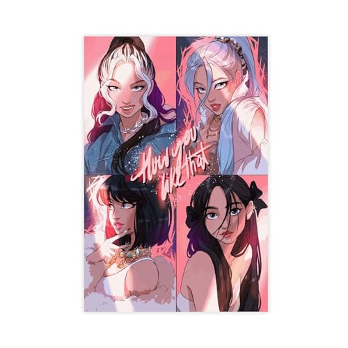 Kpop Poster Blackpink 26 31 Leinwand Poster Wandkunst Dekor Druck Bild Gemälde für Wohnzimmer Schlafzimmer Dekoration ungerahmt 60 x 90 cm von DeUyo