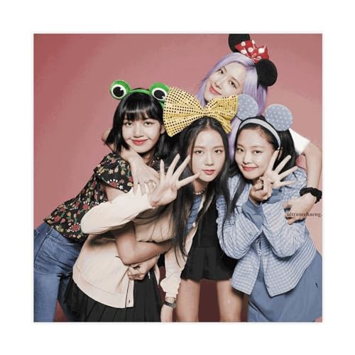 Kpop Poster Blackpink 32 Leinwand Poster Schlafzimmer Dekor Sport Landschaft Büro Zimmer Dekor Geschenk ungerahmt 30 x 30 cm von DeUyo