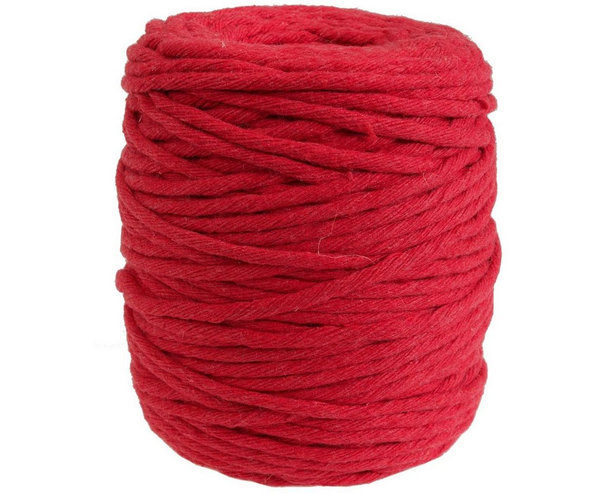 DéVa Makramee Band 5mm x 100 m Länge Makramee Garn aus 100% Baumwolle rot Nähgarn DéVa Makramee Band 5mm x 100 m Länge Makramee Garn aus 100% Baumwolle rot Nähgarn von DéVa
