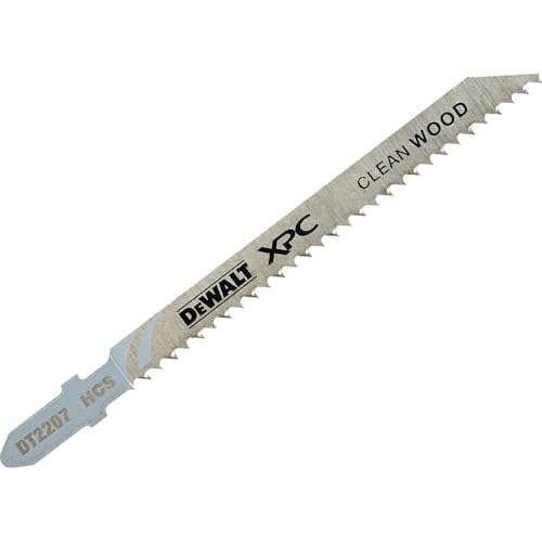 DeWalt XPC Holzstichsägeblätter (100-70-2.5 mm, max. Schnitttiefe 40 mm, HCS (Clean Wood) T-Aufnahme) DT2207 von DEWALT
