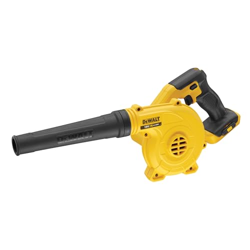 DEWALT Akku-Gebläse/Luftbesen (18V, 290 km/h Blasgeschwindigkeit, drei-Stufen-Schalter, Lieferung ohne Akku und Ladegerät), DCV100 von DeWalt