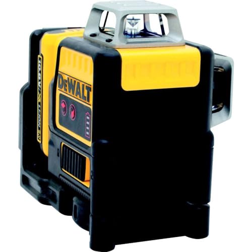 DeWalt Linienlaser (2x 360°, Laserdiode rot, 635 Nm, Laserklasse 2, Lasersichtbarkeit bis 20 m, inkl. 1x 10,8 Volt Akku, Ladegerät, Wandhalterung, Zieltafel, Laserbrille und Transportkoffer), Schwarz/Gelb/Grün von DEWALT