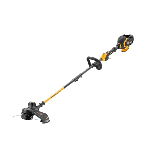 DEWALT Motorsense Rasentrimmer 54 V XR Flexvolt mit Akku 3 Ah Schneidfaden 7,5 m faltbar ohne Akku ohne Bürste DCM5713N-XJ von DEWALT