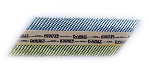 DEWALT DNW28R75E D-Kopf-Nägel (Typ 34°, D-Kopf, Ringschaft, drahtgeb., Ø: 2.80mm, Länge: 75mm, passend zu Akku Nagler DCN690, DCN691, DCN692, DCN695, Druckluftnagler DPN9033 u. DPN9033SM) 2.200 Stück von DEWALT