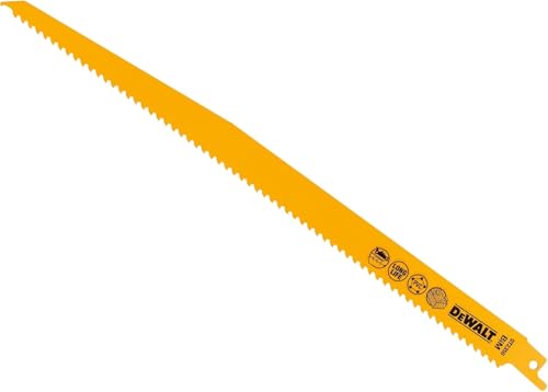 DeWalt Säbelsägenblatt DT2350 (Bi-Metall-Sägeblatt für schnelle Schnitte in Holz mit Nägeln und harten Kunststoff, Gesamtlänge: 305 mm) 5 St. DeWalt Säbelsägenblatt DT2350 (Bi-Metall-Sägeblatt für schnelle Schnitte in Holz mit Nägeln und harten Kunststoff, Gesamtlänge: 305 mm) 5 St. von DEWALT