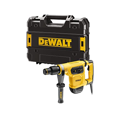 Dewalt 1.050W SDS-Max Kombihammer D25481K (40mm, kraftvoller Bohrhammer mit 6.1 J Schlagenergie für diverse Bohranwendungen & Meißelarbeiten, mit Perform & Protect, inkl. Zusatzhandgriff & Koffer) von DeWalt