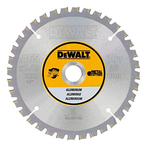 Dewalt Metall-Kreissägeblatt 165/20 36FZ+3° (für Aluminium) DT1911-QZ von DEWALT