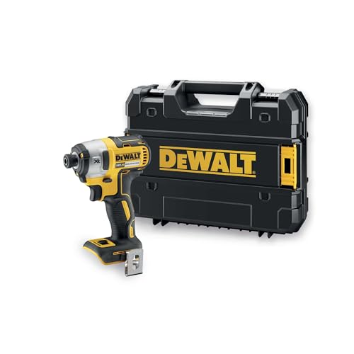 Dewalt 18V ¼“ Akku-Schlagschrauber DCF887N (bürstenloser Motor, über 200 Nm Drehmoment, 3-stufig regelbare Dreh- und Schlagzahl, Aluminium-Schlagwerkgehäuse, LED-Leuchten, ohne Akku und Ladegerät) von DEWALT