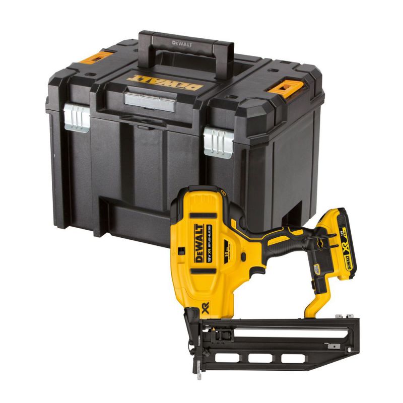 DeWalt Akku-Stauchkopfnagler 0° (bürstenlos) 18,0 Volt, 32-64mm (Basisversion) - DCN662NT-XJ von DeWalt