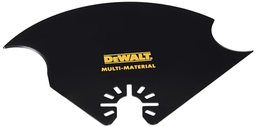 DeWalt Multi-Material Schneidmesser (100 mm, Multitool-Zubehör- zum Schneiden von Dachschindeln, Kunststoff, Schaumstoff, Gummi, Karton, Leder, Teppichboden) DT20712 von DEWALT