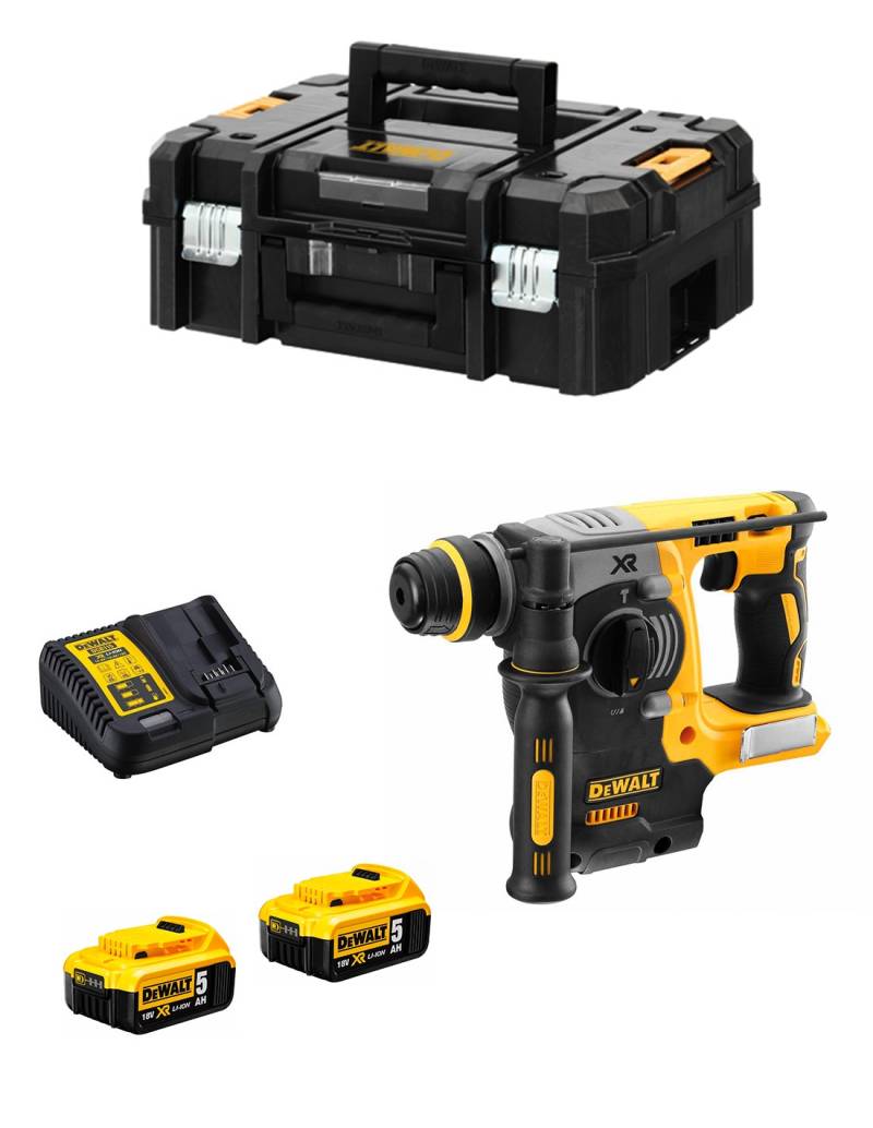 Dewalt Akku Kombihammer Bohrhammer Dch273 P2 T Qw 18 V 5 Ah Sds Plus Lithium Ionen  B-Ware von DeWalt