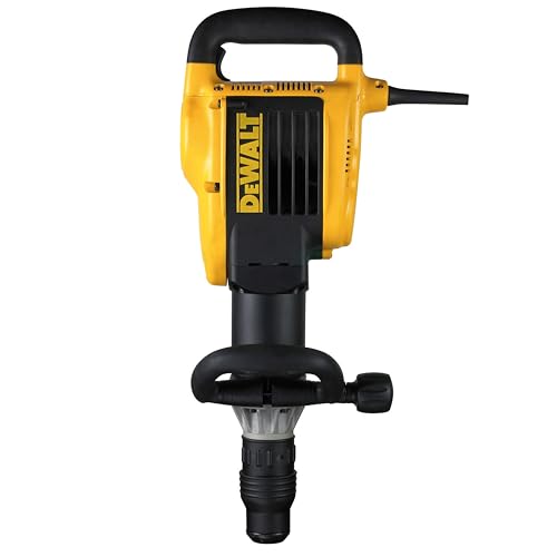 DEWALT SDS MAX* Abbruchhammer (1,500 Watt, mit Überlastreserven auch bei härtestem Einsatz, Magnesiumgehäuse für geringes Gewicht und hohe Lebensdauer, inkl. Zusatzhandgriff und Transportkoffer) D25899 von Dewalt